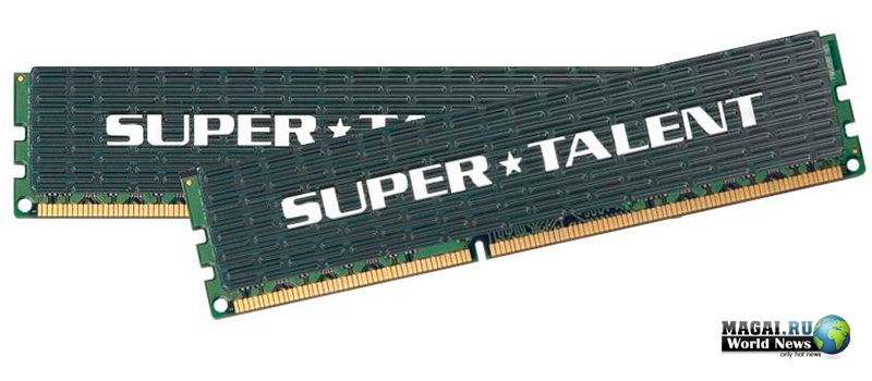 Два набора памяти Super Talent DDR3-1333 для Core i7