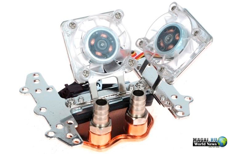CPU водоблок Thermaltake WB100 с двумя вентиляторами