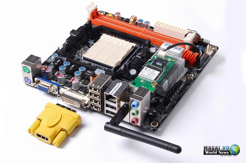 Mini-ITX плата Zotac GeForce 8200-ITX Wi-Fi со встроенной видеоподсистемой Graphics Plus