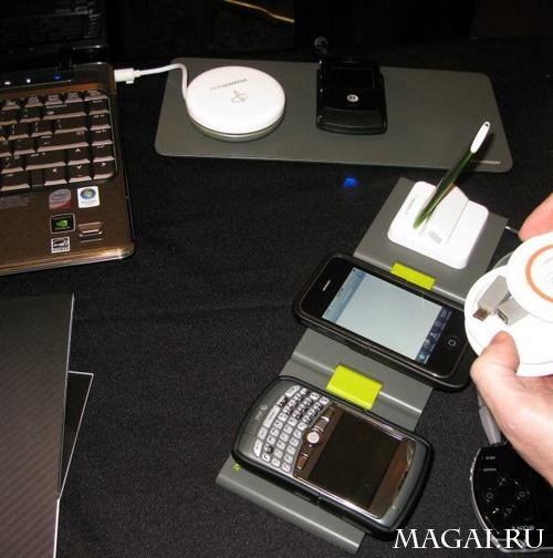 CES 2009: беспроводная зарядка и питание от Powermat CES 2009: беспроводная зарядка и питание от Powermat