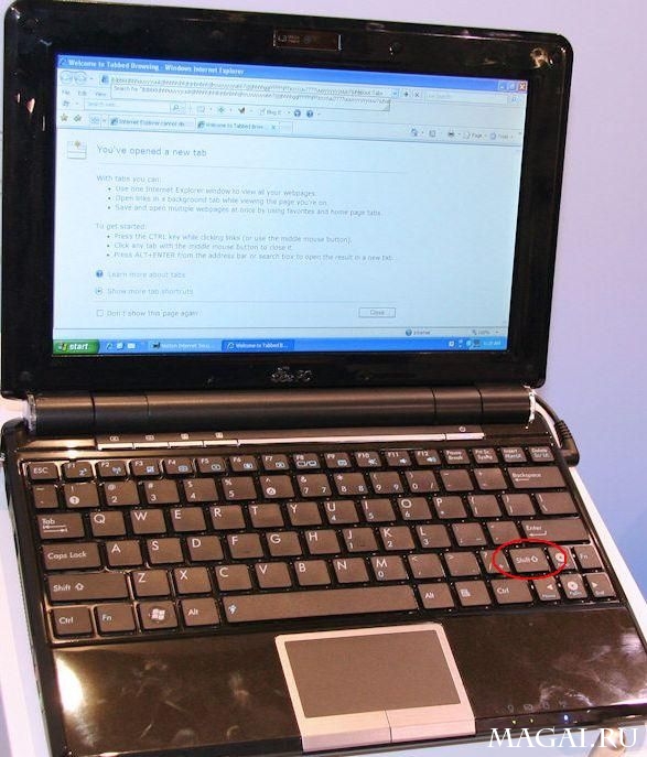 Eee PC тысячной серии получает более удобную клавиатуру Eee PC тысячной серии получает более удобную клавиатуру