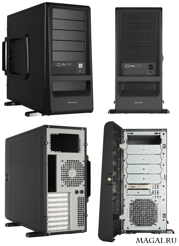 Корпус Sharkoon Furious с поворачивающейся HDD-корзиной Корпус Sharkoon Furious с поворачивающейся HDD-корзиной
