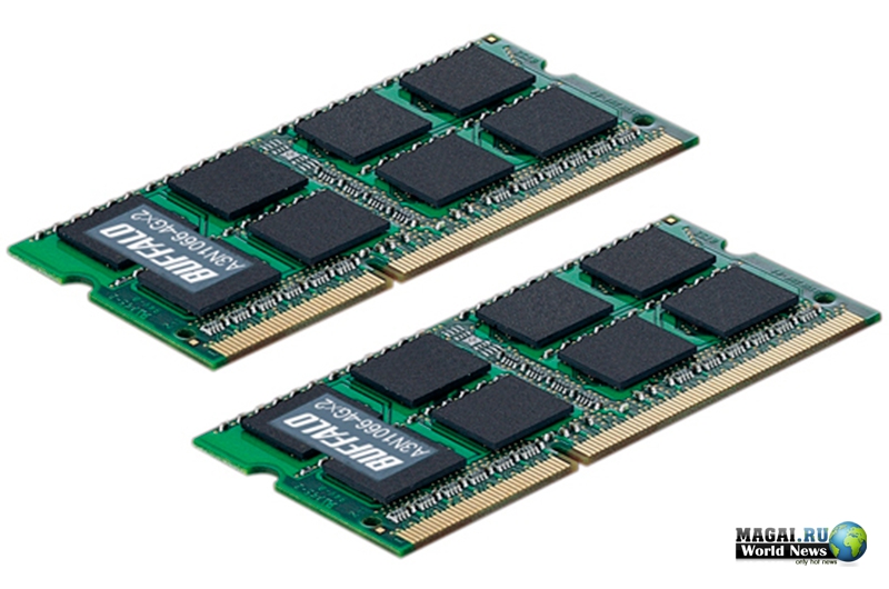 Модули памяти DDR3 SO-DIMM от Buffalo для Apple MacBook Pro