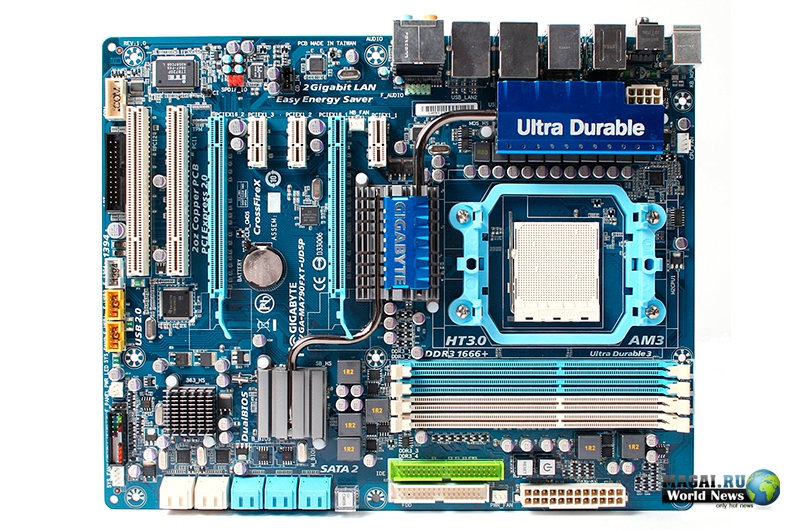 Плата Gigabyte GA-MA790FXT-UD5P для процессоров Socket AM3