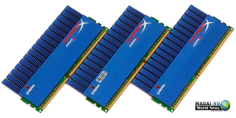 Трёхканальный набор памяти HyperX DDR3-2000 CL8 от Kingston