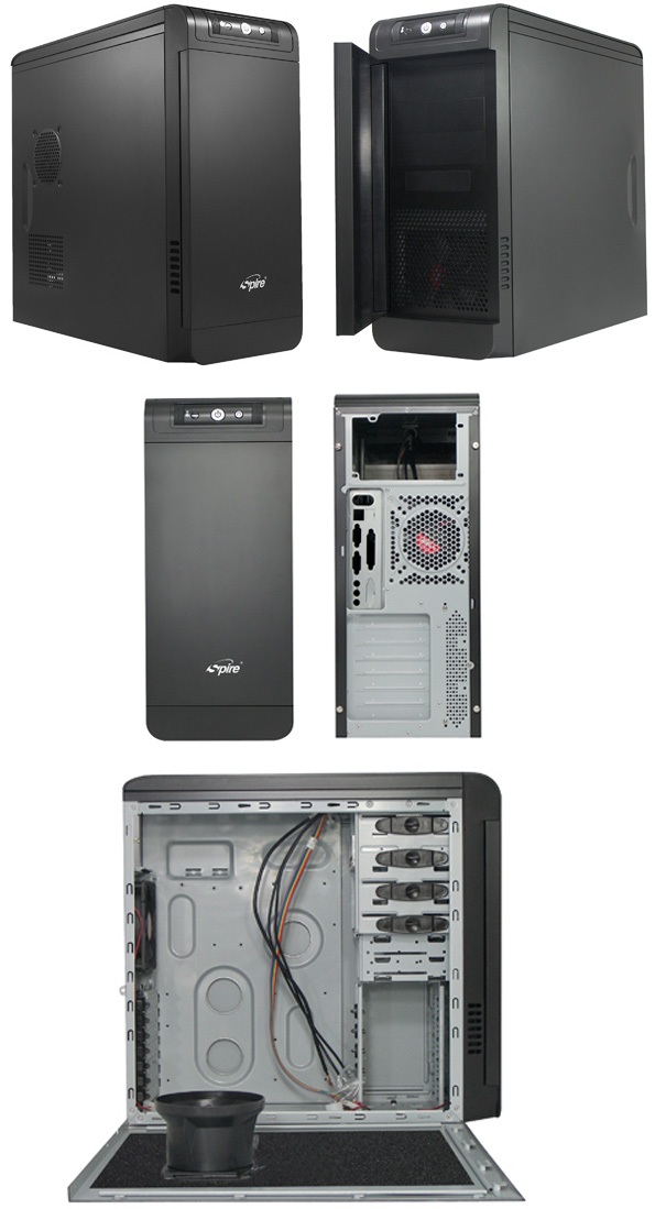 Spire Emerald Black Silent – элегантное вместилище для тихого ПК Spire Emerald Black Silent – элегантное вместилище для тихого ПК