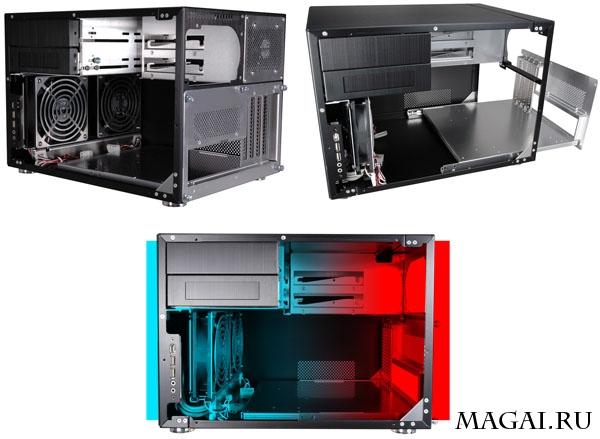 Отлично вентилируемый корпус Lian Li PC-V351 для медиа-ПК Отлично вентилируемый корпус Lian Li PC-V351 для медиа-ПК