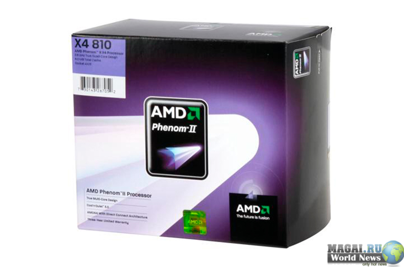 AMD Phenom II X4 810 и AMD Phenom II X3 720 Black Edition уже в продаже