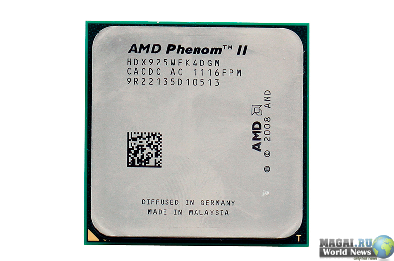 Официальные упоминания о процессоре AMD Phenom II X4 925 (2.8 ГГц)