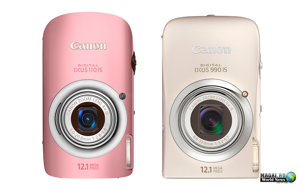 Canon представила четыре новых фотокамеры серии IXUS