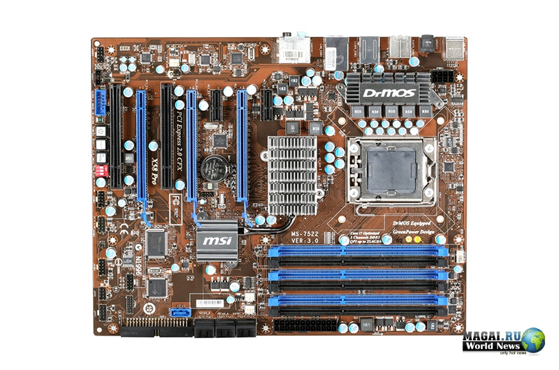 MSI готова предложить плату X58 PRO на Intel X58 за 190 евро