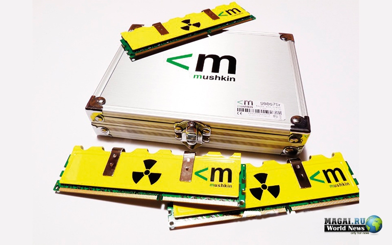 6Гб памяти DDR3-1600 в трёхканальном наборе планок от Mushkin