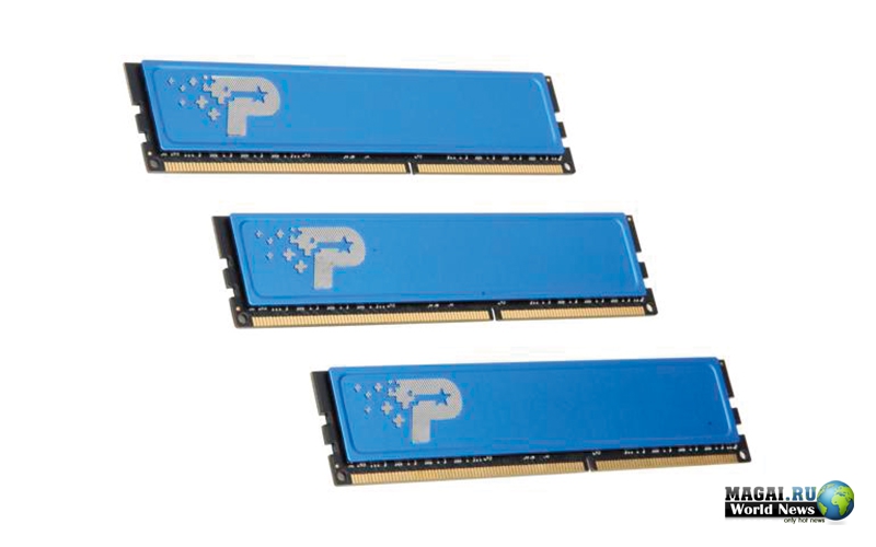 Трёхканальные наборы памяти DDR3-1066 серии Signature от Patriot