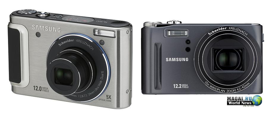 Samsung представила широкоугольные цифровые камеры TL320 и HZ10W c объективами Schneider