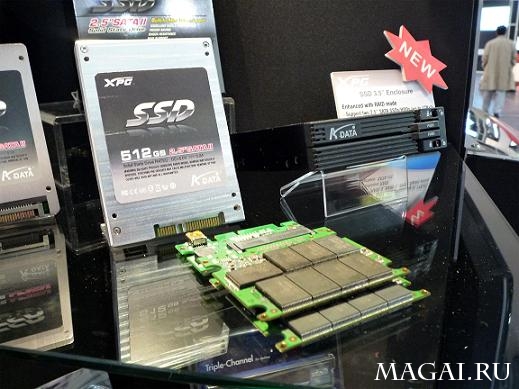 CeBIT 2009: 2,5" SSD-диск A-DATA ёмкостью 512 Гб CeBIT 2009: 2,5" SSD-диск A-DATA ёмкостью 512 Гб