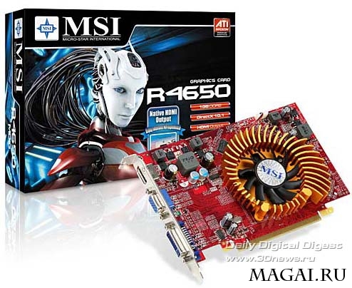 MSI R4600 HDMI: серия видеокарт для Full HD кинотеатров MSI R4600 HDMI: серия видеокарт для Full HD кинотеатров