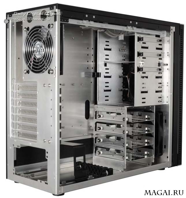 Lian Li PC-B10: просторный Mid-Tower с тремя вентиляторами Lian Li PC-B10: просторный Mid-Tower с тремя вентиляторами