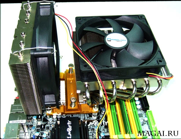 Квартет кулеров-гигантов компании Prolimatech Квартет кулеров-гигантов компании Prolimatech