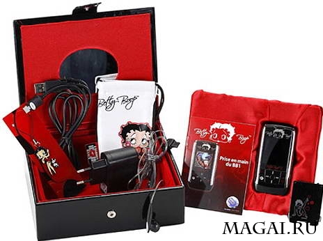 Телефон Samsung с мультяшкой Betty Boop Телефон Samsung с мультяшкой Betty Boop