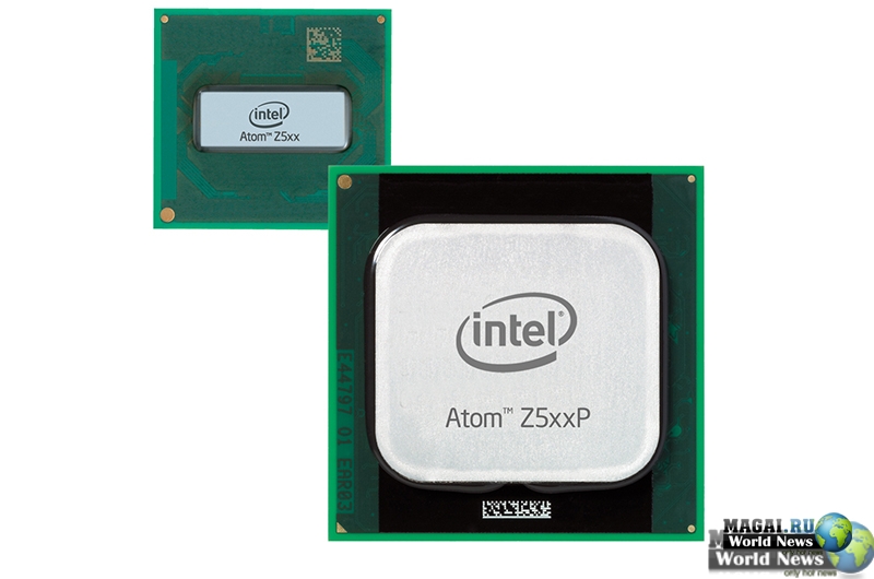 Первые чипы Intel Atom Z5xx для применения в медиафонах