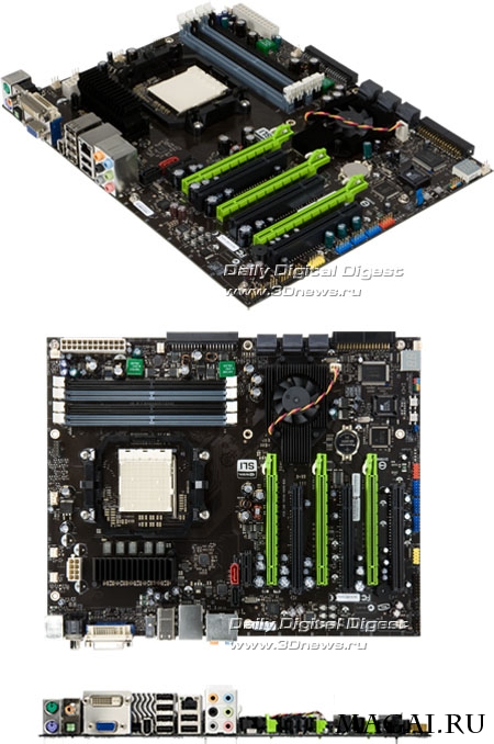 Официальный анонс чипсета NVIDIA nForce 980a SLI Официальный анонс чипсета NVIDIA nForce 980a SLI