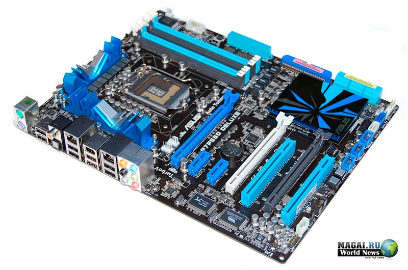 Плата ASUS P7P55D Deluxe категории Xtreme Design для Core i5