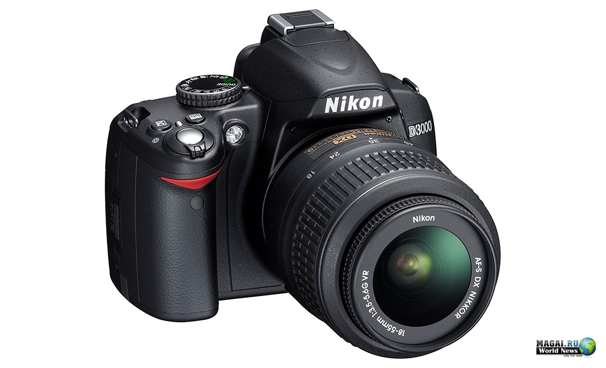 Nikon D3000 – самая простая цифровая зеркальная камера