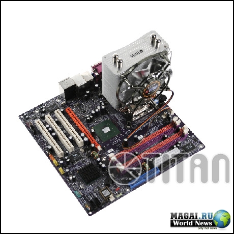 Кулер Titan Skalli для старых и новых чипов Intel и AMD Кулер Titan Skalli для старых и новых чипов Intel и AMD