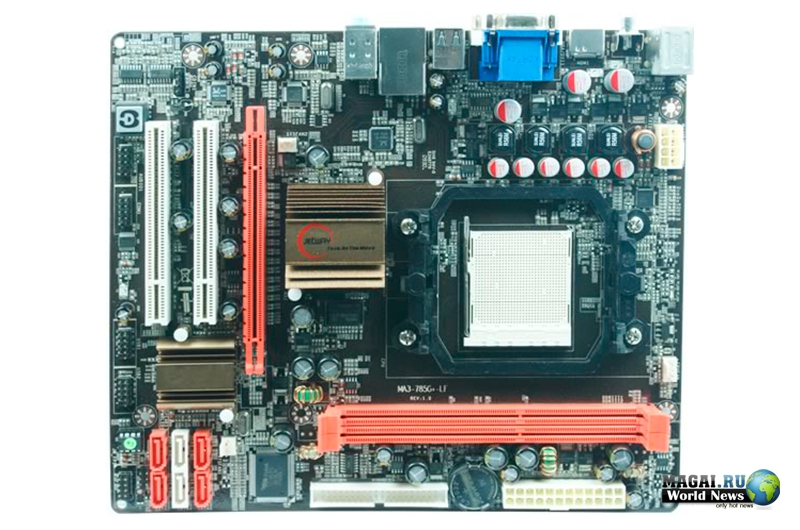 Плата Jetway MA3-785GP формата Micro-ATX на базе AMD 785G