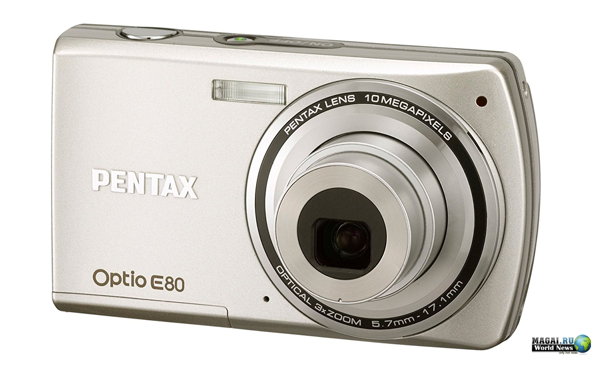 Бюджетная 10Мп цифровая камера Pentax Optio E80 для новичков